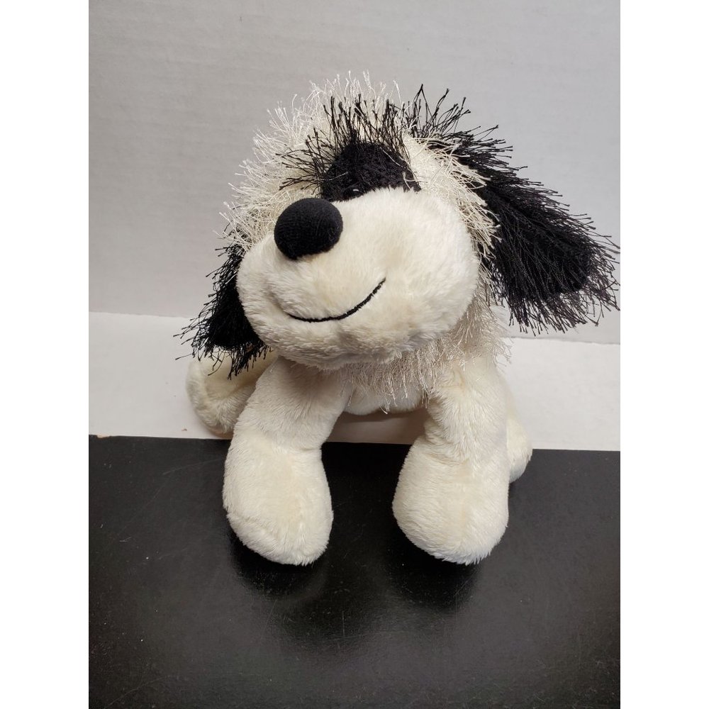 Ganz Webkinz 9 Inch B & W Cheeky Dog‎ Plush - HM192 - NO CODE